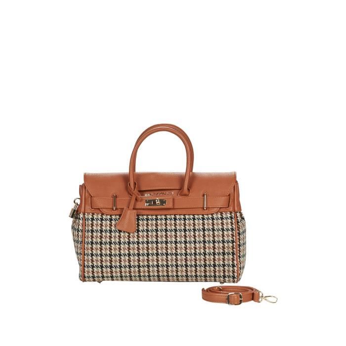Sac a main Pyla Fantasia Mac Douglas Ref 43991 TW91 Chatain XS 34