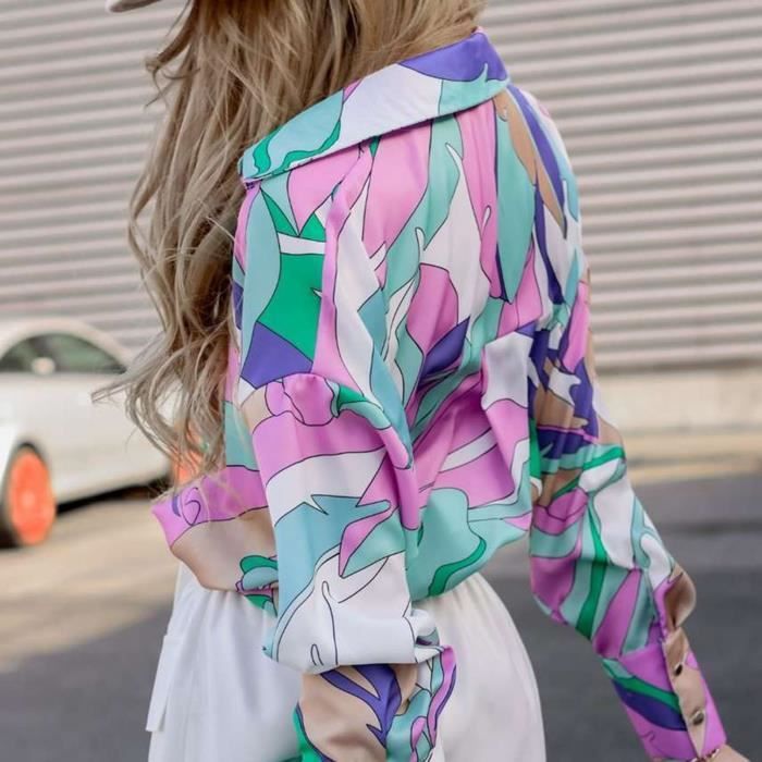 Chemise femme colorée deals