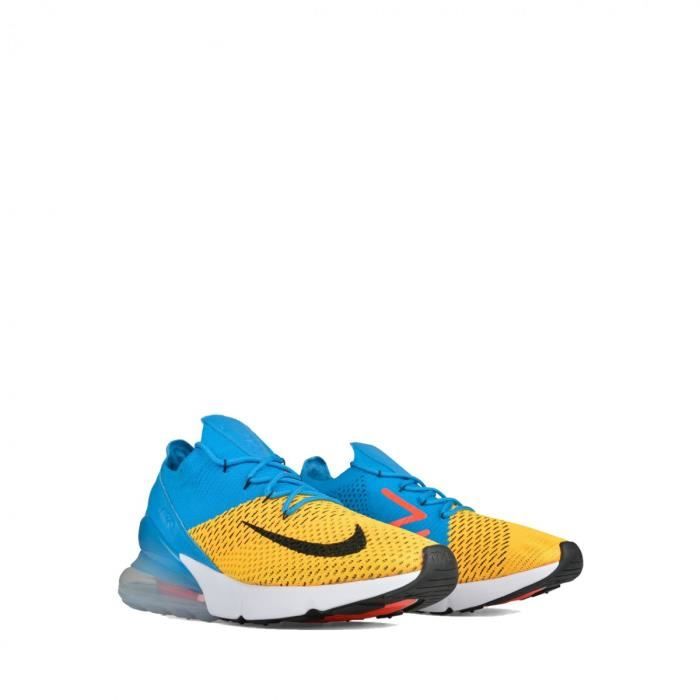 Nike air max 270 flyknit homme jaune on sale
