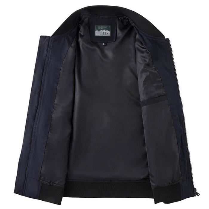 Veste Homme Hiver Style Cargo Militaire - Blouson Imperméable Coupe-vent - Polyester Résistant, Nombreuses Poches - Col, Poignets Et Ourlet élastiques - Pour Ville Et Outdoor