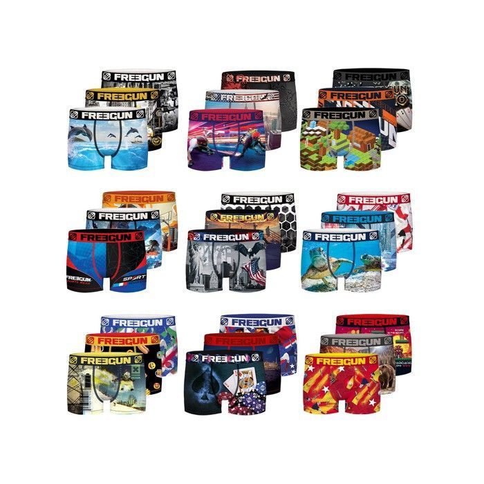 FREEGUN Boxer Homme One Piece Luffy Gear