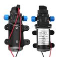Pompe à eau à membrane - Pompe à eau auto-amorçante à diaphragme - Haute pression 12V DC 100W 8L/Min 160Psi-3
