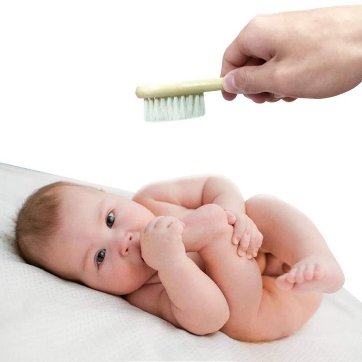 2pcs Brosse Cheveux Bebe A Cheveux Poils De Chevre Doux Premium Brosse A Bebe En Bois Pour Cradle Cap Garcons Et Filles Cdiscount Puericulture Eveil Bebe