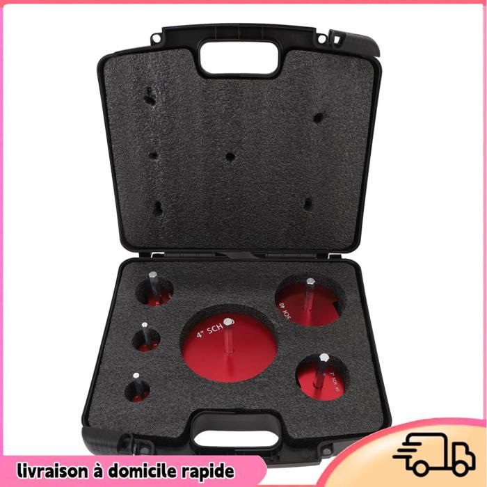 Alésoir de raccord de tuyau en plastique à tête de 3,8 cm avec tige hexagonale de 1,9 cm, raccord en PVC pour PVC, SCH40, ABS, CPVC, conduites d 'eau et de drainage, aérations Alésoir de raccord de tuyau en plastique à tête de 3,8 cm avec tige hexagonale de 1,9 cm, raccord en PVC pour PVC, SCH40, ABS, CPVC, conduites d 'eau et de drainage, aérations