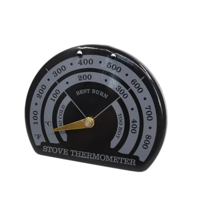 Thermomètre magnétique pour poêle à bois, accessoires de cheminée, tuyau de  cheminée, brûleur de four, tempér - Cdiscount Bricolage
