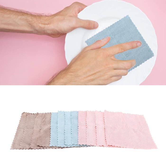 GOTOTOP serviette de nettoyage Serviettes de cuisine super absorbantes  réutilisables en tissu de nettoyage en molleton de corail - Cdiscount Au  quotidien