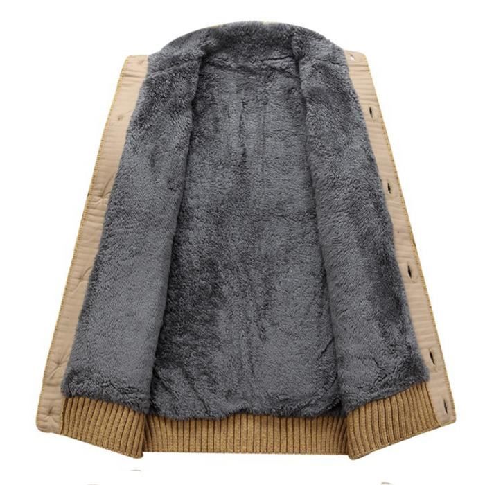 Pull matelasse homme en maille a la mode de plus de velours et baggy D automne Vetement Masculin Kaki Kaki Cdiscount Pret a Porter