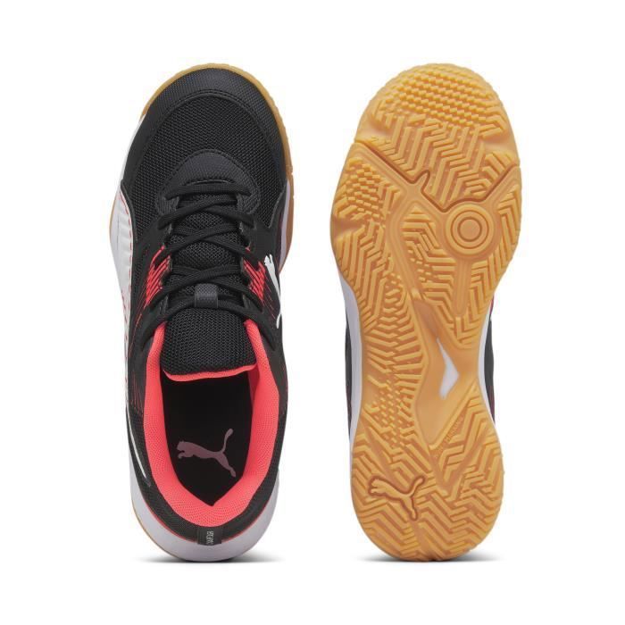Chaussures de badminton indoor enfant Puma Solarflash II noir fire orchid marron 37 Cdiscount Sport
