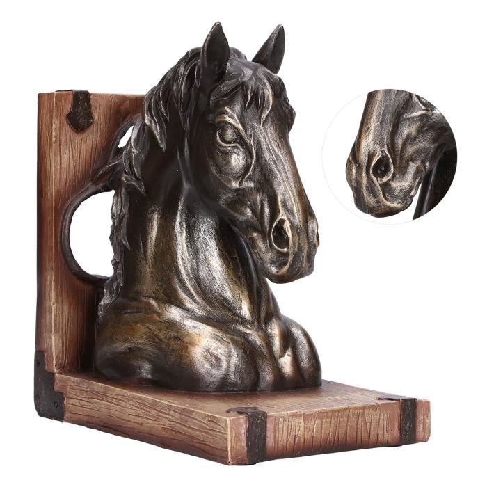 Mxzzand Sculpture tête de cheval Sculpture de Tête de Cheval