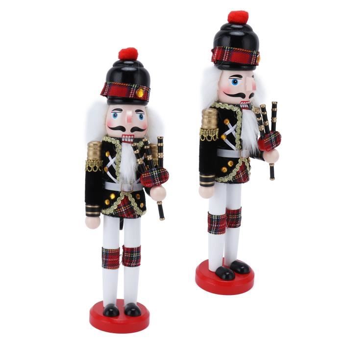 Figurine Casse-noisette à Remonter - Soldat Tambour En Fer Blanc, Style Vintage - Jouet Décoratif Et De Collection - 11