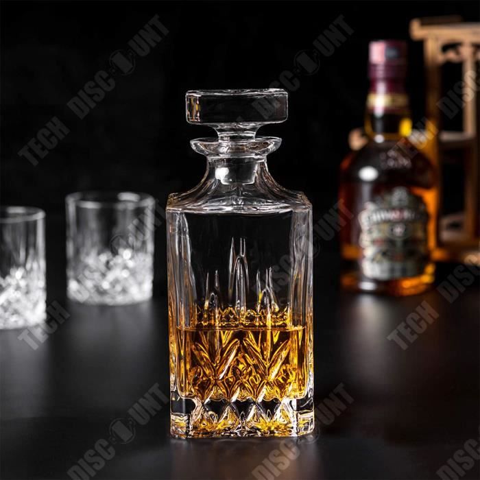 Set De 6 Verres à Whisky En Cristal KIAPPO - 100ml, Design élégant Pour Dégustation