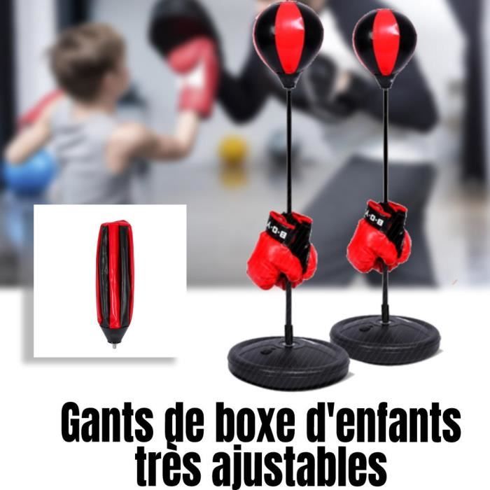 DREAMADE Sac de Frappe Boxe sur Pied, Punching-Ball sur Pied avec Hauteur  Réglable&Gants, Balle de Boxe Debout, pour Salon, Gymnase - Cdiscount Sport