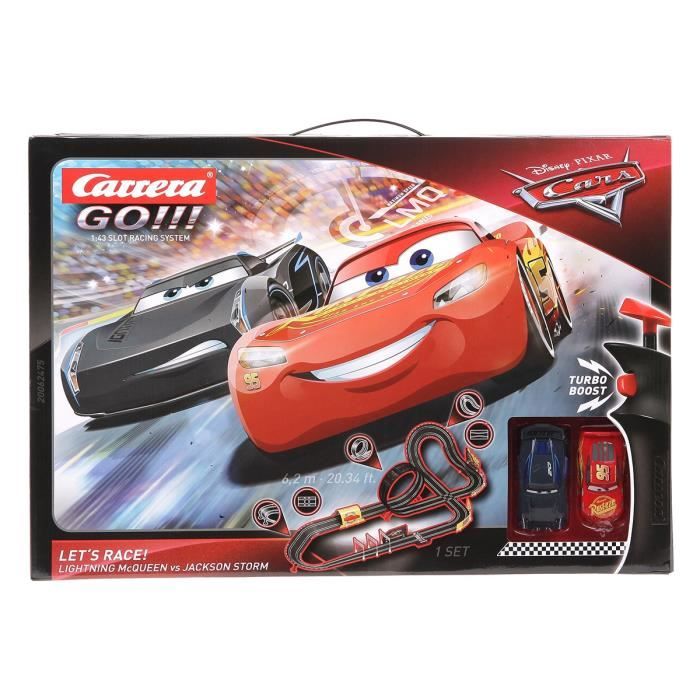 Circuit électrique Cars 3 - Let's Race! - Carrera Go!!! Disney - Cdiscount  Jeux - Jouets