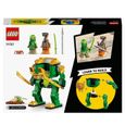 LEGO® 71757 NINJAGO Le Robot Ninja de Lloyd, Jouet pour Enfant dès 4 Ans avec Figurine Serpent, Set de Construction-5