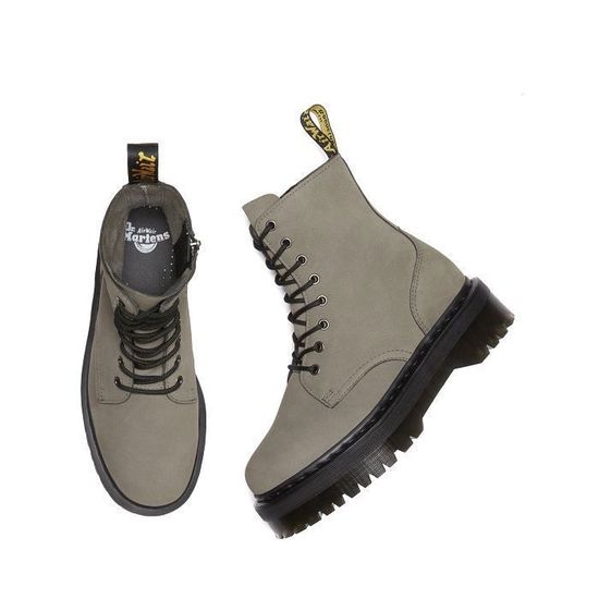 Bottes Dr. Martens Jadon En Cuir - 8 œillets - Taille US 8 (équivalent Homme 7/femme 8) - Olive Neuf