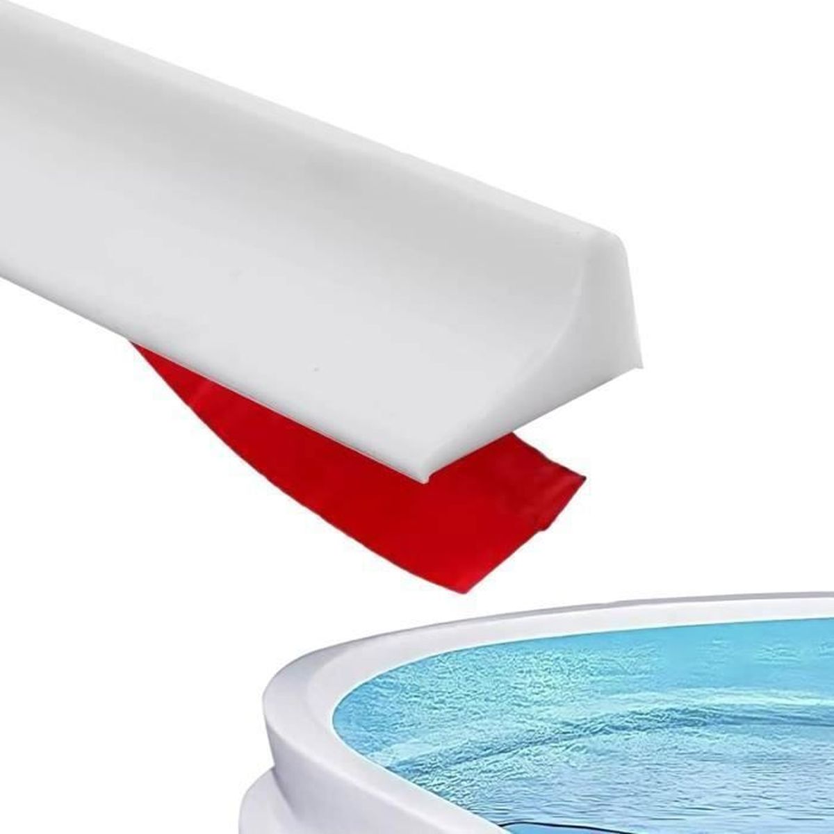 Barriere de Douche Pliable Silicone 100cm Joint Porte Douche Pliable