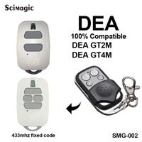 Télécommande de garage DEA GT2M GT4M 433,92mhz,code fixe,commande de porte,émetteur[A763449661]
