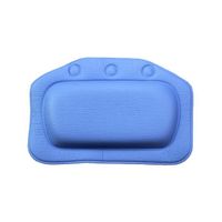 (D Dark blue)Oreiller de bain doux SPA 6 couleurs 130G, pour un cou confortable, coussin de baignoire écologique salle de bains, app