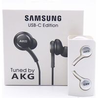 Casque audio Écouteurs HIFI numériques d'origine Samsung AKG DAC USB TYPE C avec micro-télécommande pour - White with packging