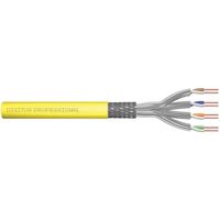 DIGITUS CAT 7A S/FTP, cable d'installation, 100 m, simplex, Dca jaune