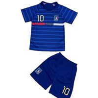 Ensemble short et maillot de foot France enfant N°10