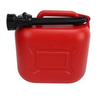 FHE-Bidon d'essence de 1 Bidon D'essence Rouge Portable avec Matériau ABS sans Fuite pour écoulement manutention roll