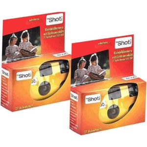 FunSaver Lot De 4 Appareils Photo Jetables Avec Flash – 800 ISO Kodak 27 Poses