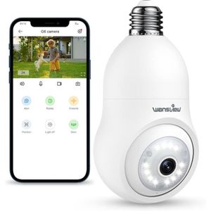 CAMÉRA IP Caméra de surveillance ampoule wifi extérieure san