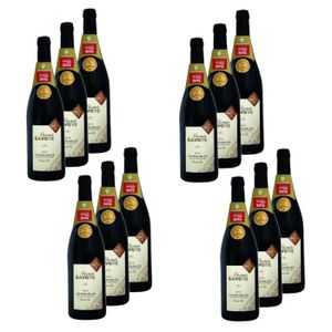 VIN ROUGE Domaine Christophe Savoye - Lot 12x Vin rouge Beaujolais Chiroubles AOP/ HVE - Bouteille 750ml