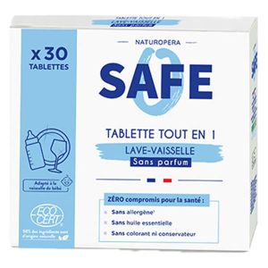 BAIN MOUSSANT - HUILE Safe Tablettes Lave-Vaisselle tout en 1 30 unités