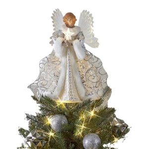 EJ.life Cimier d'arbre de noël en forme d'ange Décoration d'arbre de noël,  poupée ange doré, étoile supérieure linge decoration - Cdiscount Maison