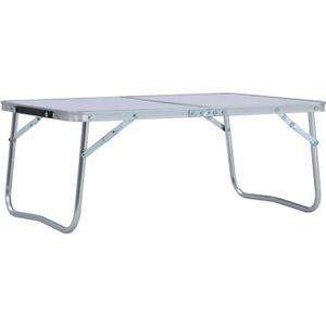 TABLE DE CAMPING Table pliable de camping Blanc Aluminium 60x40 cm