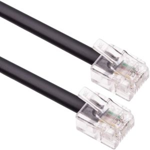 CÂBLE RÉSEAU  Câbles Ethernet 10m RJ11 Câble de Rallonge ADSL Co