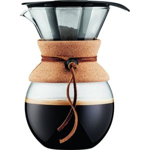 Bodum K11239-01 Yo-Yo Verre Tasse Avec Passoire À Thé 0.35 L//12 OZ Noir