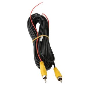 LogiLink CA1041 Câble Audio Stéréo 10 M - 2 X 2 RCA Mâles Vers 2 X 2 RCA Mâles - Noir, Pour Raccordement Hi-fi, Ampli, TV