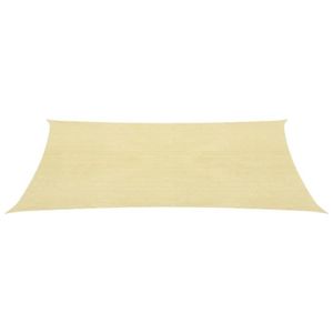 VOILE D'OMBRAGE Voile d'ombrage 160 g/m² Beige 4x4 m PEHD DIOCHE78