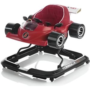 YOUPALA - TROTTEUR Trotteur Formula Kid - JANE - Siège réglable - Plateau multiactivité - Rouge