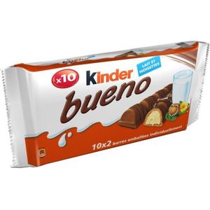 BARRES CHOCOLATÉES KINDER Bueno 10x43g