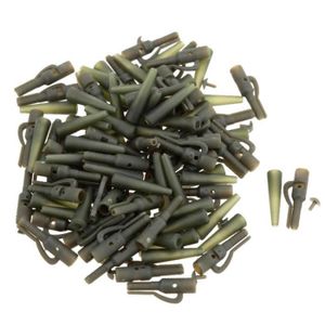 10set pêche durable des clips plomb Pêche à la carpe Tackle Outils avec des tube