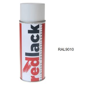 PEINTURE - VERNIS Redlack Peinture aérosol RAL 9010 Brillant multisupport
