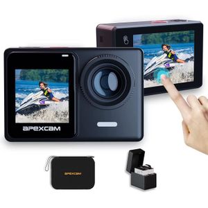 CAMÉRA SPORT Apexcam Caméra Sport 4K 60FPS Selfie 24MP Caméra S