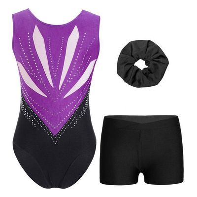Costume de gymnastique stroboscopique rouge blanc bleu – Milano Deutschland