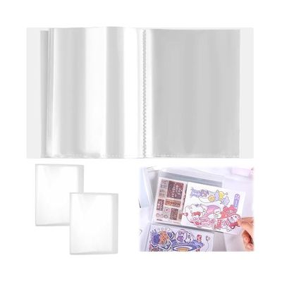Classeur Monnaie De Paris – 600 Pochettes, Feuilles Mixtes 3x3 Et 4x4,5 Cm – Album Pour Pièces De Collection