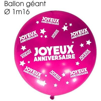 Ballon géant anniversaire or chiffre 2 (x1) REF/BA3012
