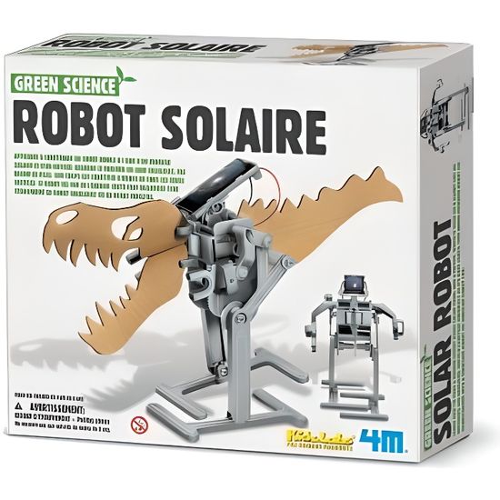 Kit de fabrication Robot Solaire - 4M - Expériences scientifiques - Énergie solaire