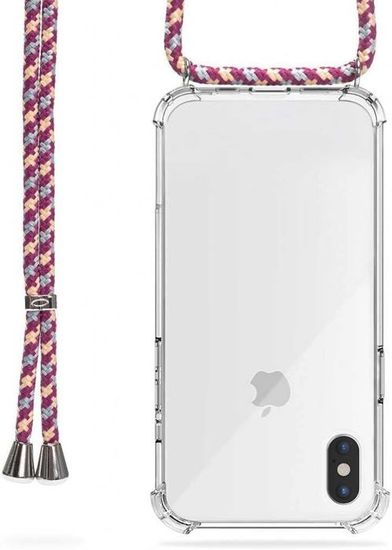 Coque IPhone 12 Pro Max Avec Cordon Léopard - Collier Réglable 160 Cm - Protection Caméra Et Écran - Style Bohème