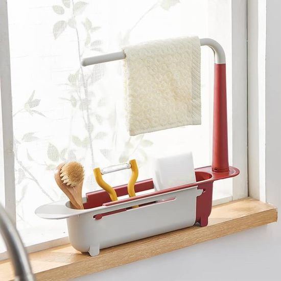 Lot De 2 Supports Télescopiques Pour évier Réglables