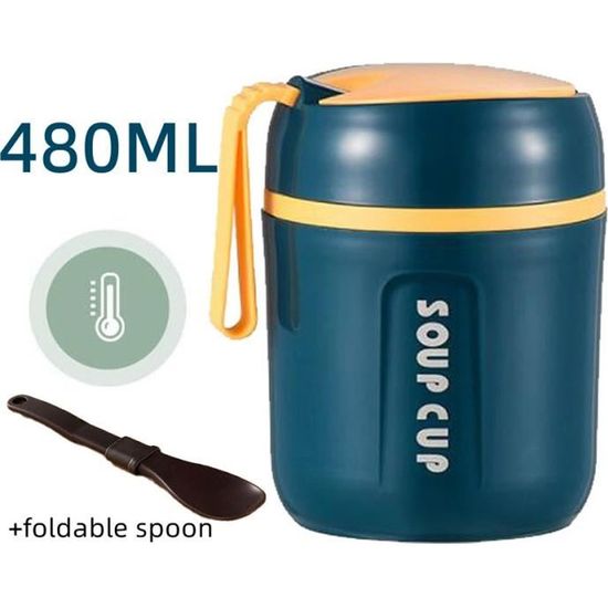 Boîtes Alimentaires Isotherme,Thermos étanche,Gamelle Thermos