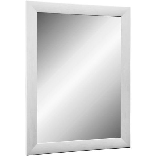 Online-GalleryKing TheMIRROR – Gerahmter Wandspiegel aus echtem Glas 80 x 105 cm – Maßanfertigung in Grün gewischt Ideal als Flur- oder Salonspiegel – Inkl. Metallaufhängern und Montagematerial