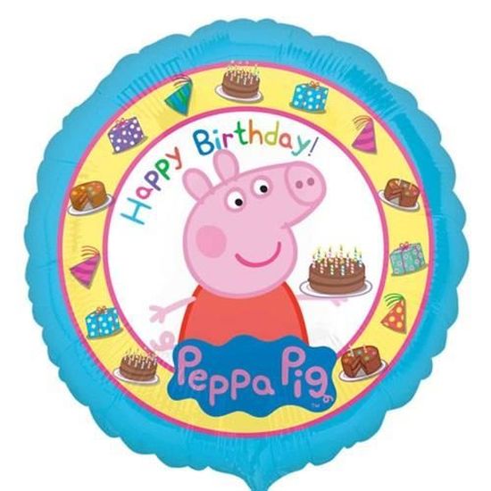Peppa Pig Joyeux Anniversaire Ballon Rond En Aluminium 43cm Achat Vente Ballon Decoratif Cdiscount Peppa Pig Joyeux Anniversaire Ballon Rond En Aluminium 43cm Achat Vente Ballon Decoratif Cdiscount